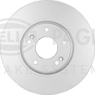 HELLA 8DD 355 122-501 - Brake Disc autospares.lv