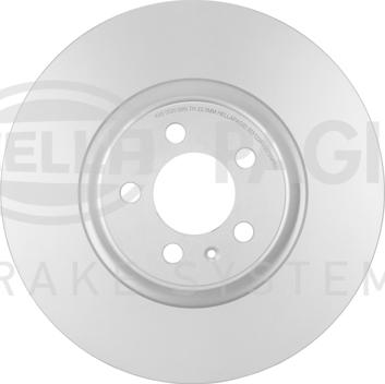 HELLA 8DD 355 122-811 - Brake Disc autospares.lv