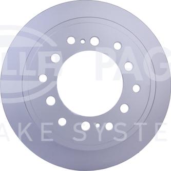 HELLA 8DD 355 122-711 - Brake Disc autospares.lv