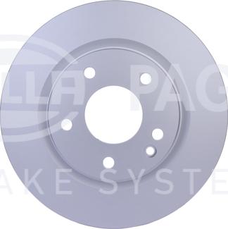 HELLA 8DD 355 127-491 - Brake Disc autospares.lv