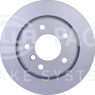 HELLA 8DD 355 127-401 - Brake Disc autospares.lv