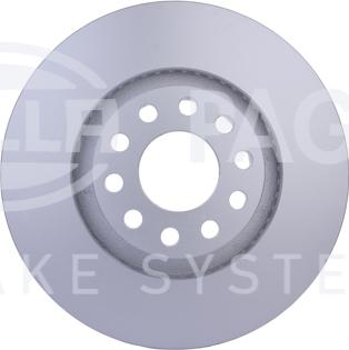 HELLA 8DD 355 127-421 - Brake Disc autospares.lv