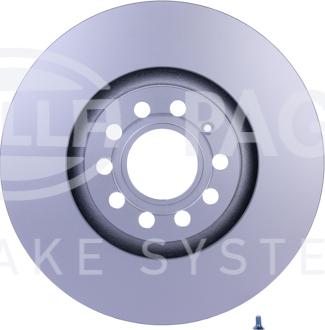 HELLA 8DD 355 127-591 - Brake Disc autospares.lv