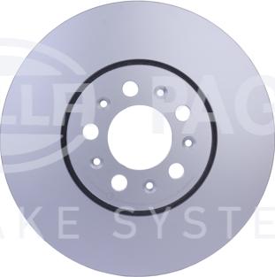 HELLA 8DD 355 127-581 - Brake Disc autospares.lv