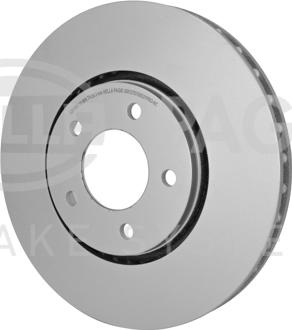 HELLA 8DD 355 127-671 - Brake Disc autospares.lv