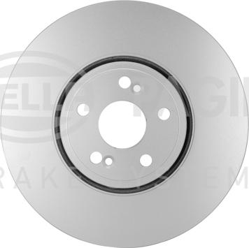 HELLA 8DD 355 127-891 - Brake Disc autospares.lv