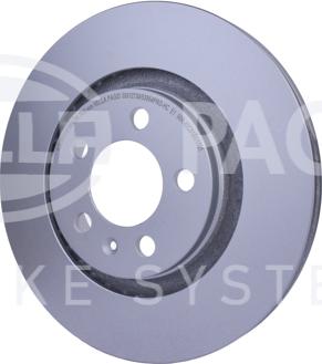 HELLA 8DD 355 127-301 - Brake Disc autospares.lv