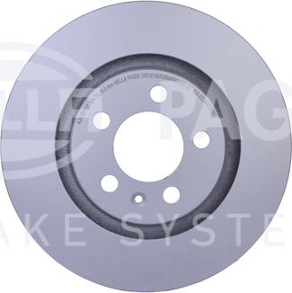 HELLA 8DD 355 127-301 - Brake Disc autospares.lv