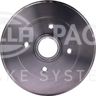 HELLA 8DT 355 300-611 - Brake Drum autospares.lv