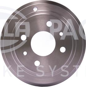 HELLA 8DT 355 300-081 - Brake Drum autospares.lv