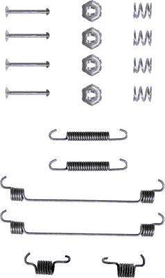 HELLA 8DZ 355 200-091 - Accessory Kit, brake shoes autospares.lv