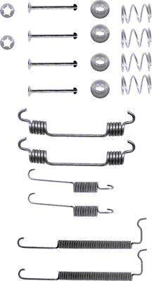 HELLA 8DZ 355 200-251 - Accessory Kit, brake shoes autospares.lv