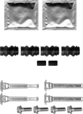 HELLA 8DZ 355 201-561 - Guide Sleeve Kit, brake caliper autospares.lv