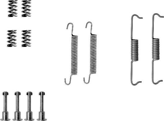 HELLA 8DZ 355 201-871 - Accessory Kit, parking brake shoes autospares.lv