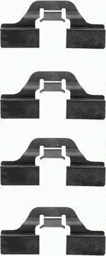 HELLA 8DZ 355 202-621 - Accessory Kit for disc brake Pads autospares.lv