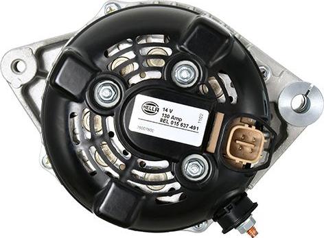 HELLA 8EL 015 637-491 - Alternator autospares.lv