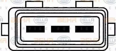 HELLA 8EW 009 144-611 - Fan, radiator autospares.lv