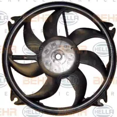 HELLA 8EW 351 044-531 - Fan, radiator autospares.lv