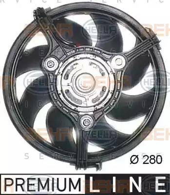 HELLA 8EW 351 044-041 - Fan, radiator autospares.lv