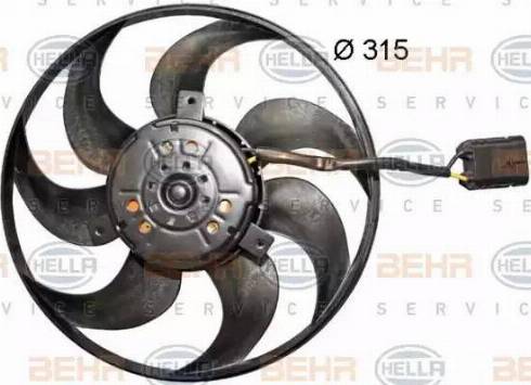 HELLA 8EW 351 044-071 - Fan, radiator autospares.lv