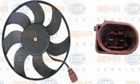 HELLA 8EW 351 040-414 - Fan, radiator autospares.lv