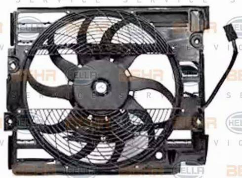 HELLA 8EW 351 040-111 - Fan, A / C condenser autospares.lv