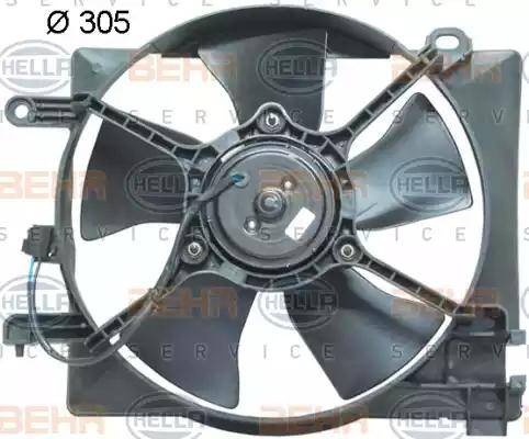 HELLA 8EW 351 041-381 - Fan, radiator autospares.lv