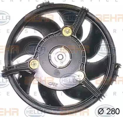 HELLA 8EW 351 043-781 - Fan, radiator autospares.lv