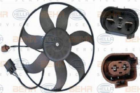 HELLA 8EW 351 039-194 - Fan, radiator autospares.lv
