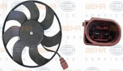 HELLA 8EW 351 039-184 - Fan, radiator autospares.lv