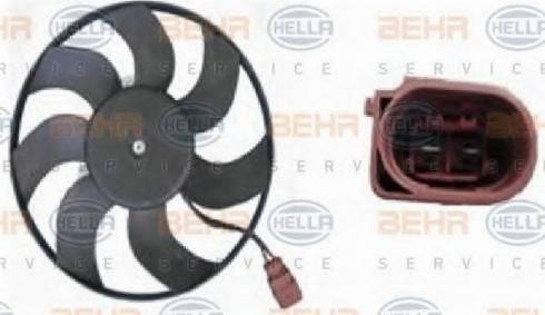 HELLA 8EW 351 039-181 - Fan, radiator autospares.lv
