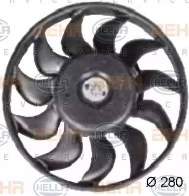 HELLA 8EW 351 034-791 - Fan, radiator autospares.lv