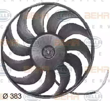 HELLA 8EW 351 034-781 - Fan, radiator autospares.lv