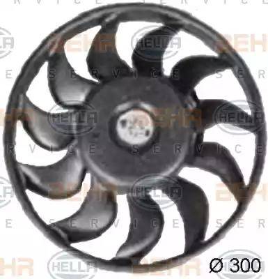 HELLA 8EW 351 038-371 - Fan, radiator autospares.lv