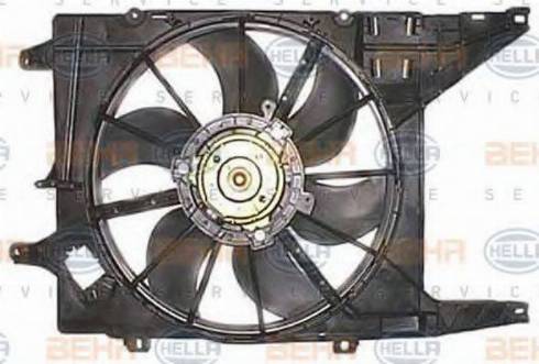HELLA 8EW 351 032-221 - Fan, radiator autospares.lv