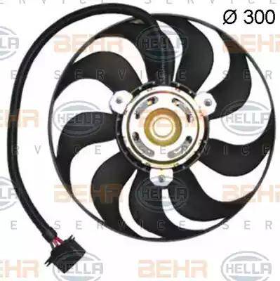 HELLA 8EW 351 150-084 - Fan, radiator autospares.lv