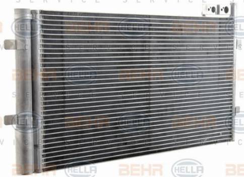 HELLA 8FC 351 004-621 - Condenser, air conditioning autospares.lv