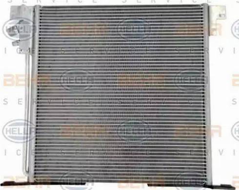 HELLA 8FC 351 037-344 - Condenser, air conditioning autospares.lv