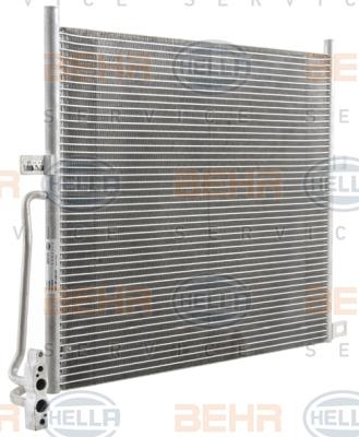 HELLA 8FC 351 344-121 - Condenser, air conditioning autospares.lv