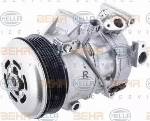 HELLA 8FK 351 005-261 - Compressor, air conditioning autospares.lv