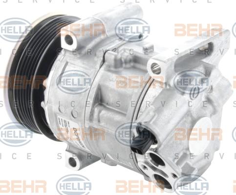 HELLA 8FK 351 006-491 - Compressor, air conditioning autospares.lv