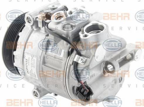 HELLA 8FK 351 006-461 - Compressor, air conditioning autospares.lv