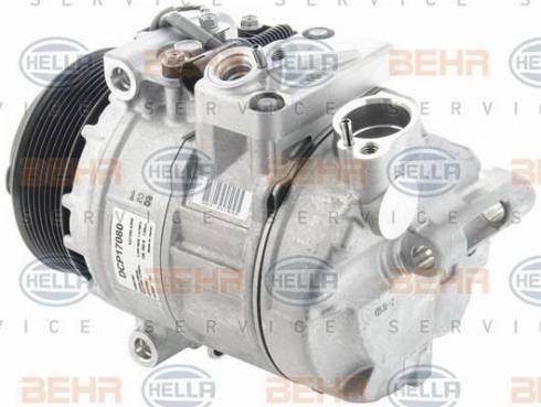 HELLA 8FK 351 006-411 - Compressor, air conditioning autospares.lv