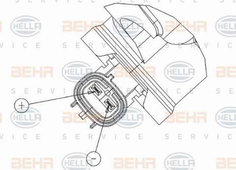 HELLA 8FK 351 006-311 - Compressor, air conditioning autospares.lv