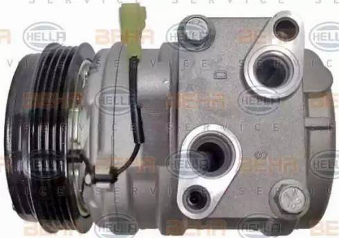 HELLA 8FK 351 001-381 - Compressor, air conditioning autospares.lv