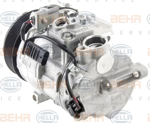 HELLA 8FK 351 008-301 - Compressor, air conditioning autospares.lv