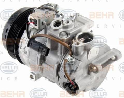 HELLA 8FK 351 008-311 - Compressor, air conditioning autospares.lv