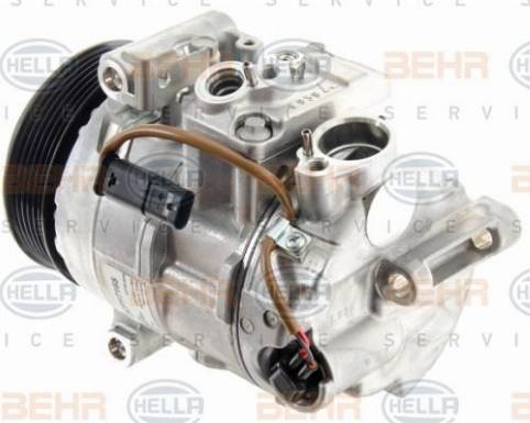 HELLA 8FK 351 008-271 - Compressor, air conditioning autospares.lv