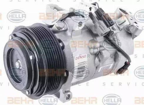 HELLA 8FK 351 003-451 - Compressor, air conditioning autospares.lv