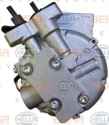 HELLA 8FK 351 003-301 - Compressor, air conditioning autospares.lv